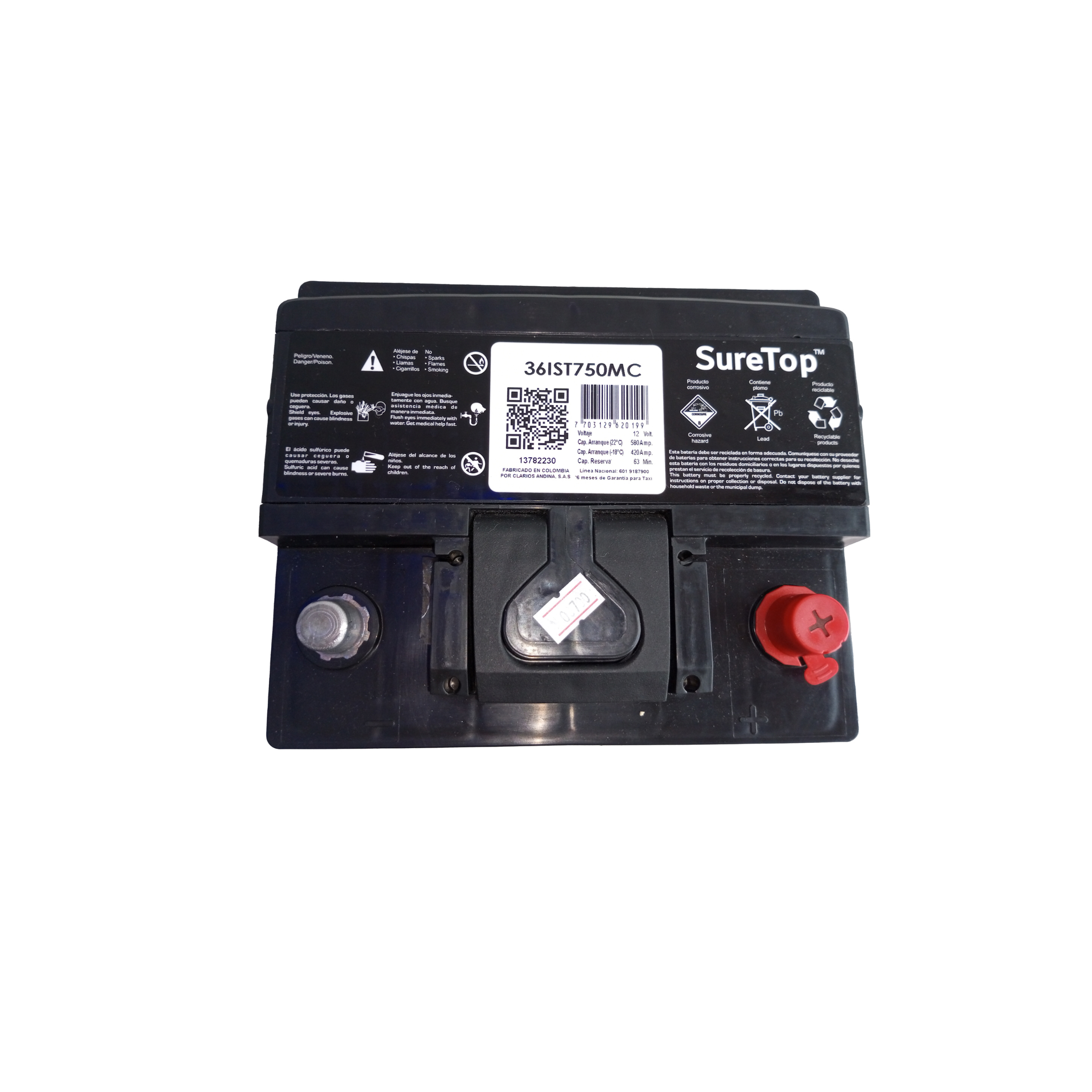 Batería MAC 36IST 750MC AMP